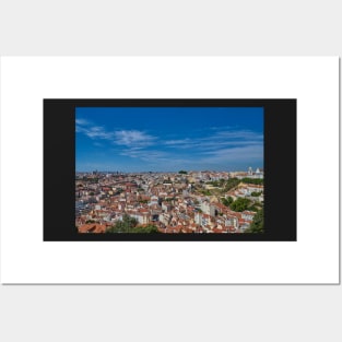 Lisbon Cityscape Posters and Art